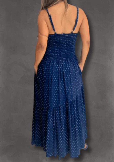 Vestido Longo Poá - Imagem 2